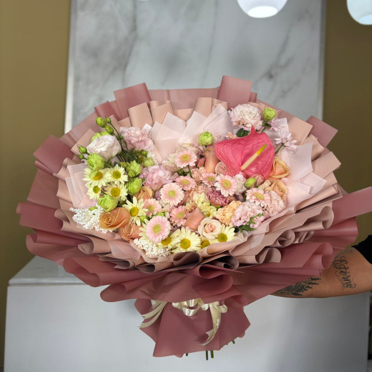 Maxi bouquen con mini gerberas amor sweet
