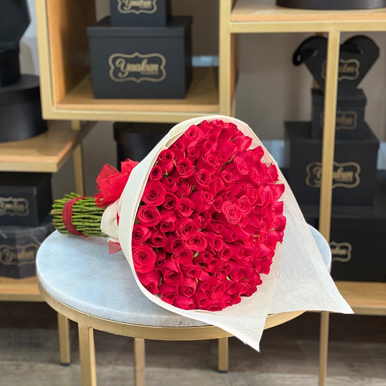 Ramo de 100 rosas amor mío | Yaakun Flores
